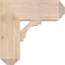 Ekena Millwork Merced Craftsman Smooth Bracket w/ Offset Brace, Douglas Fir, 7 1/2"W x 18"D x 18"H BKT0806X18X18MRC04SDF - alternate 4